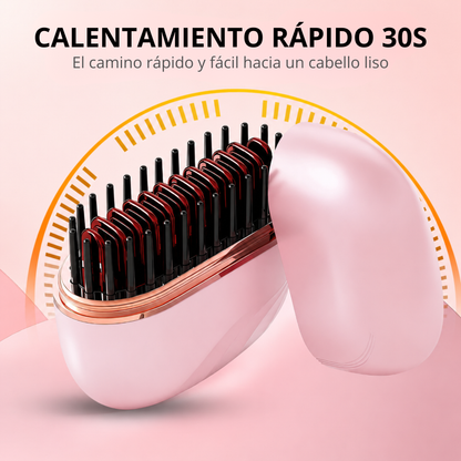 Mini Cepillo Alisador Portátil Recargable